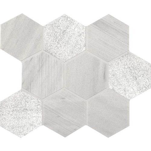 Ascend in Candid Heather Hexagon Mosaic Natural Stone