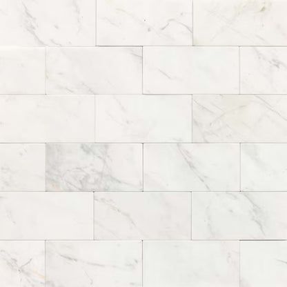 Marble in Contempo White-3x6-Polished Natural Stone