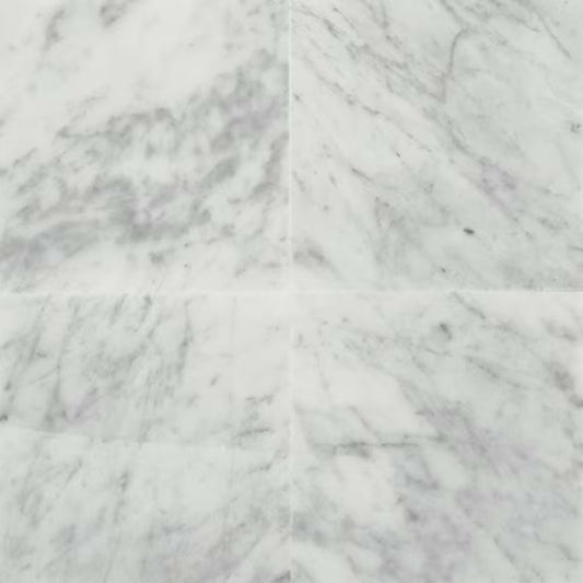 Marble in Carrara White-18x18-Polished Natural Stone