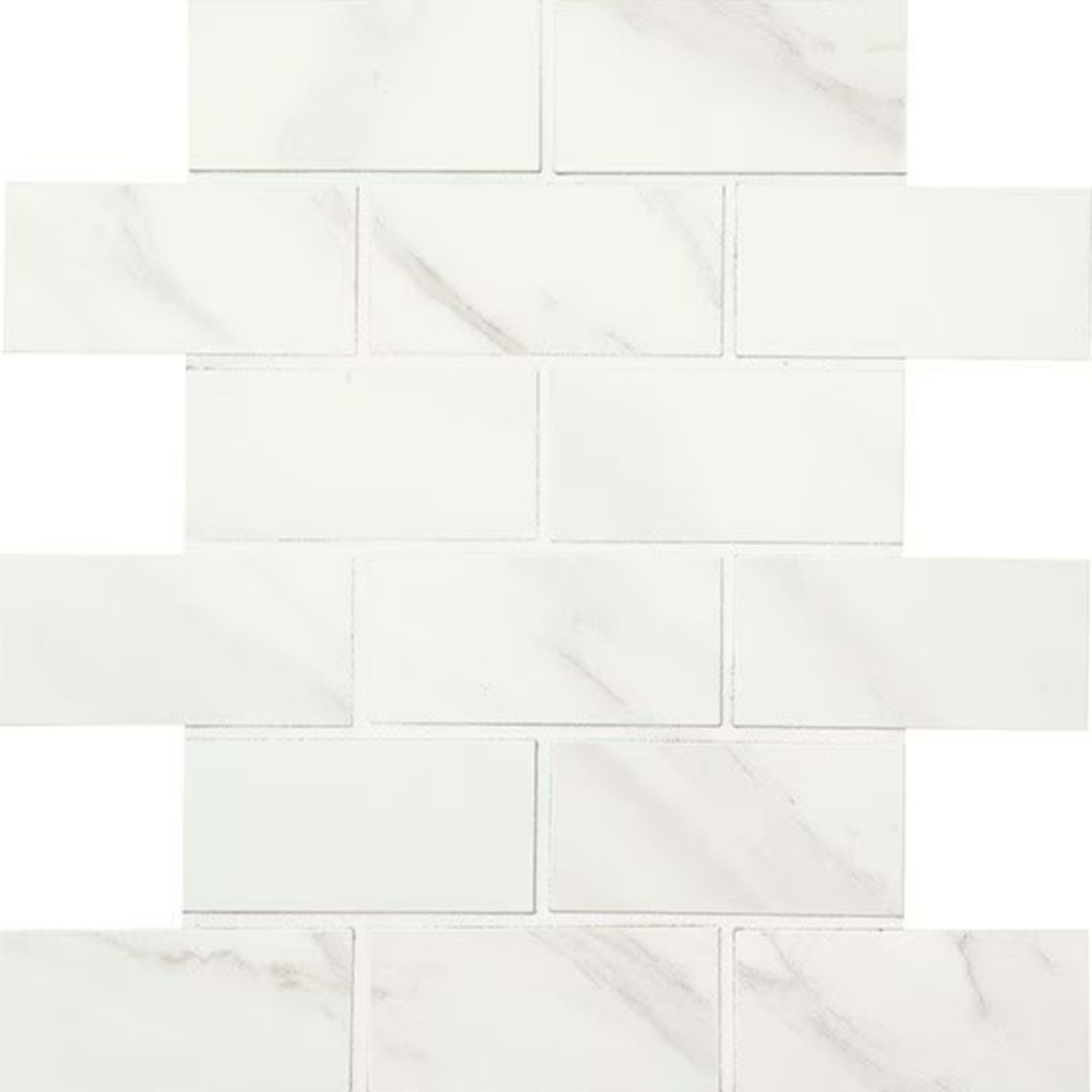 Mirasol in Bianco Carrara-2x4 Tile