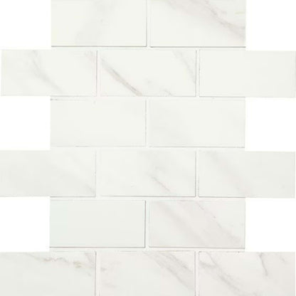 Mirasol in Bianco Carrara-2x4 Tile