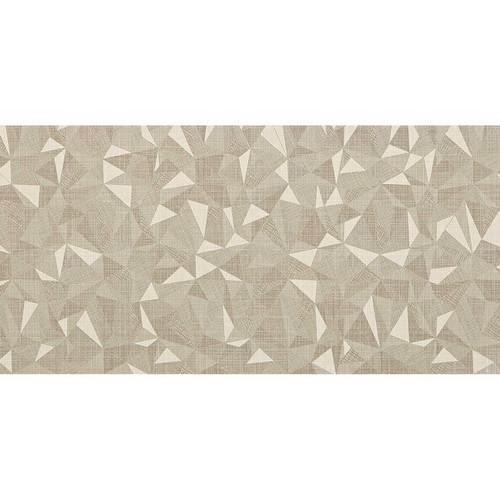 Fabric Art in Modern Kaleidoscope Natural Prism 12x24