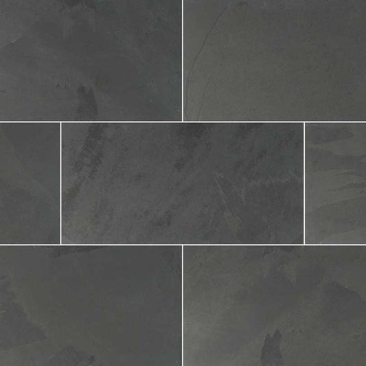 Montauk Black in Montauk Black - 16x24 Natural Stone