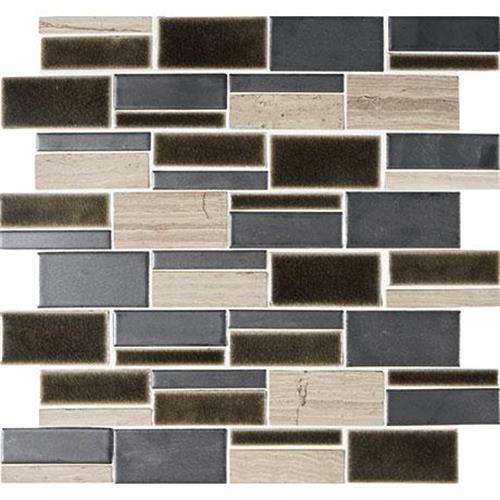 Midpark Mosaics in Shadow Mosaic (Rectangle 3"xrandom) - 13x12