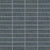Fabric Art in Modern Textile Midnight Blue 1x3 Tile