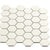 Multiplier in White Hexagon Mosaic 2"x2" Matte Tile