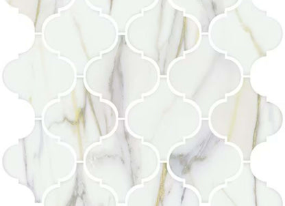 Mythique Marble in Calacatta Matte Arabesque