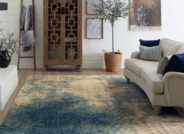 Mesmerize Aqua in Aqua 2'X3'