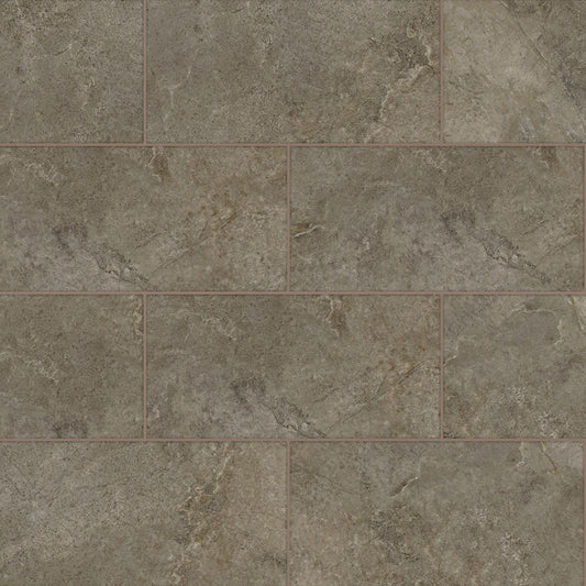 Metrostone - 12x24 in Natural Brown Luxury Vinyl