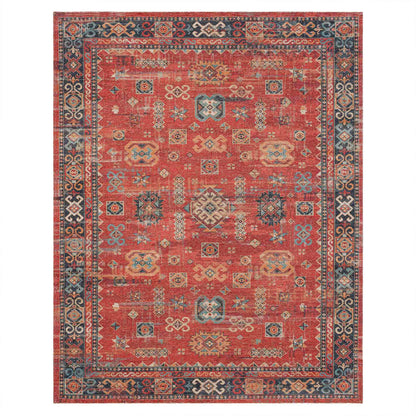 Mombasa Red in Red 5'X8' Area Rugs