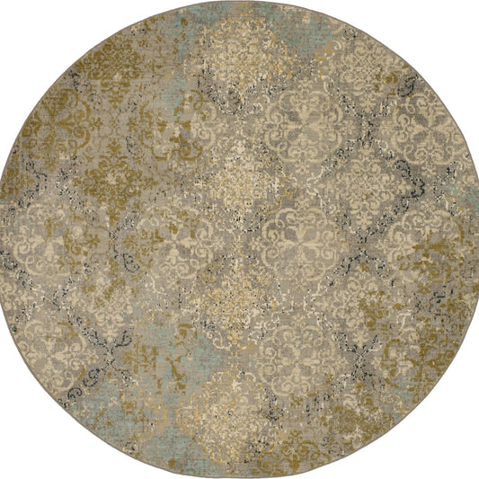 Moy Willow Grey in Willow Grey Area Rugs