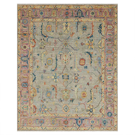 Mystique Grey Purple in Grey Purple 9'X12' Area Rugs