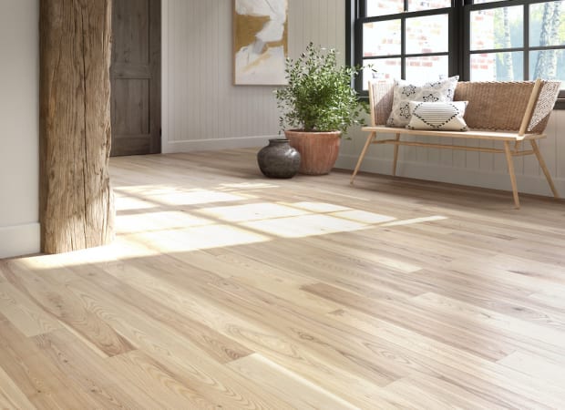 Naked Collection - Smooth White Ash Solid 3/4 in Naked 3.25