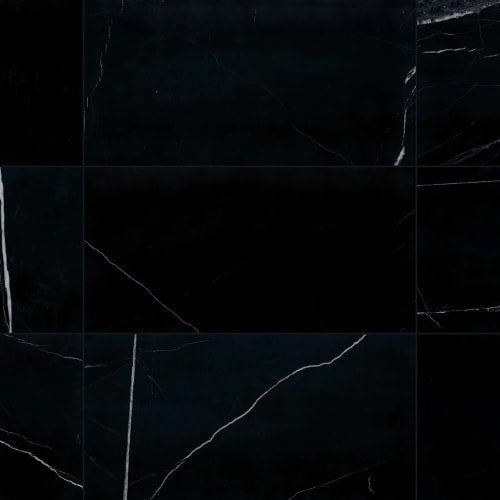 Pietra Divina in Nero Marquina 4 X 12 Honed