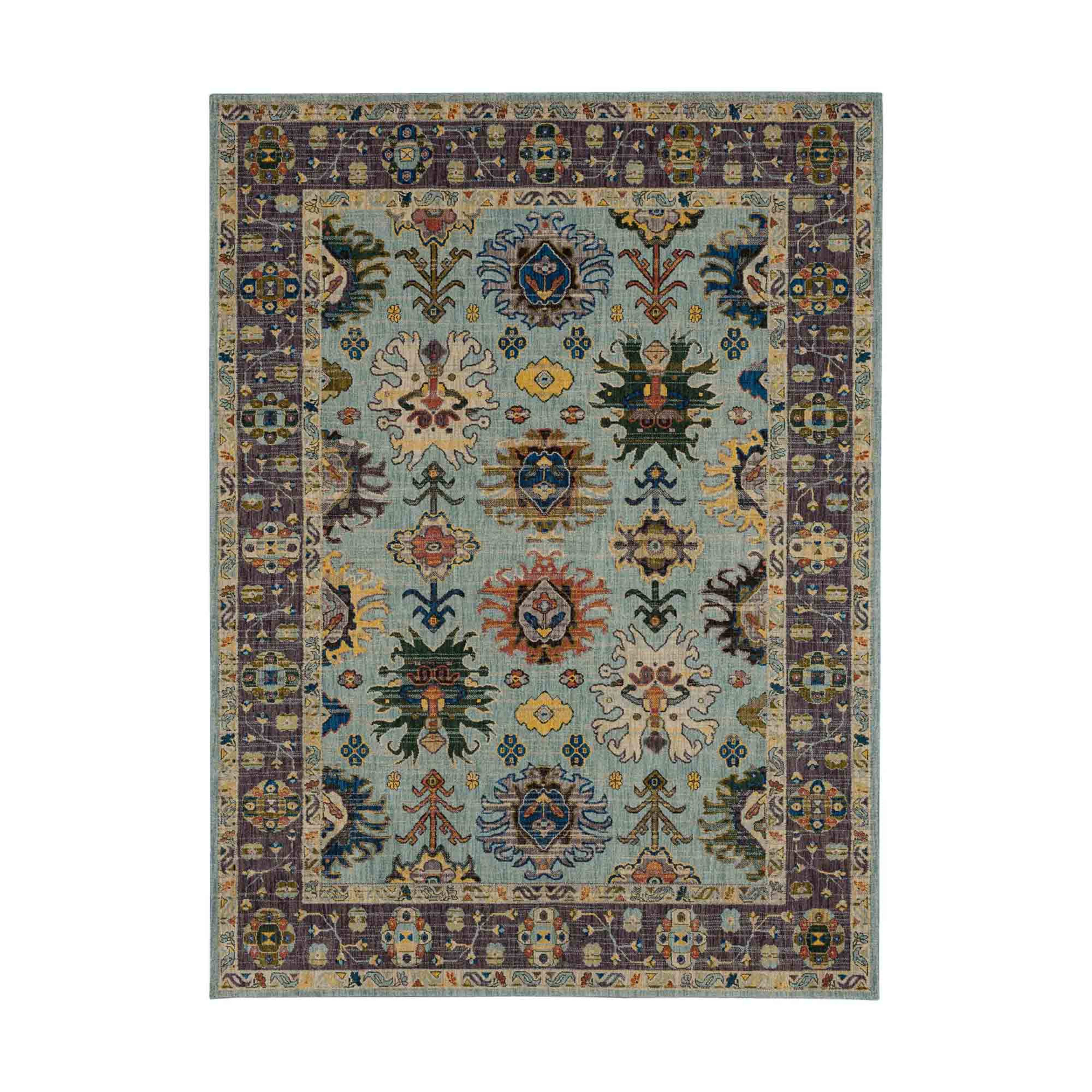 Obsession Blue in Blue 8'X11' Area Rugs