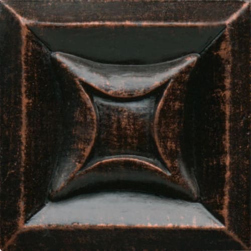 Armor in Oil Rub Bronze - Deco 2 X 2 - Style 3