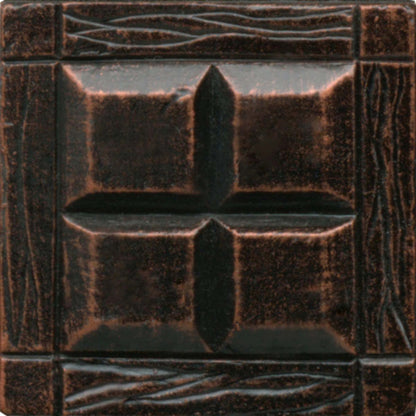 Armor in Oil Rub Bronze - Deco 1.5 X 12 - Style 4 Metal Tile