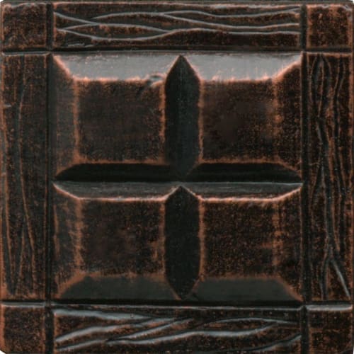 Armor in Oil Rub Bronze - Deco 2 X 2 - Style 4