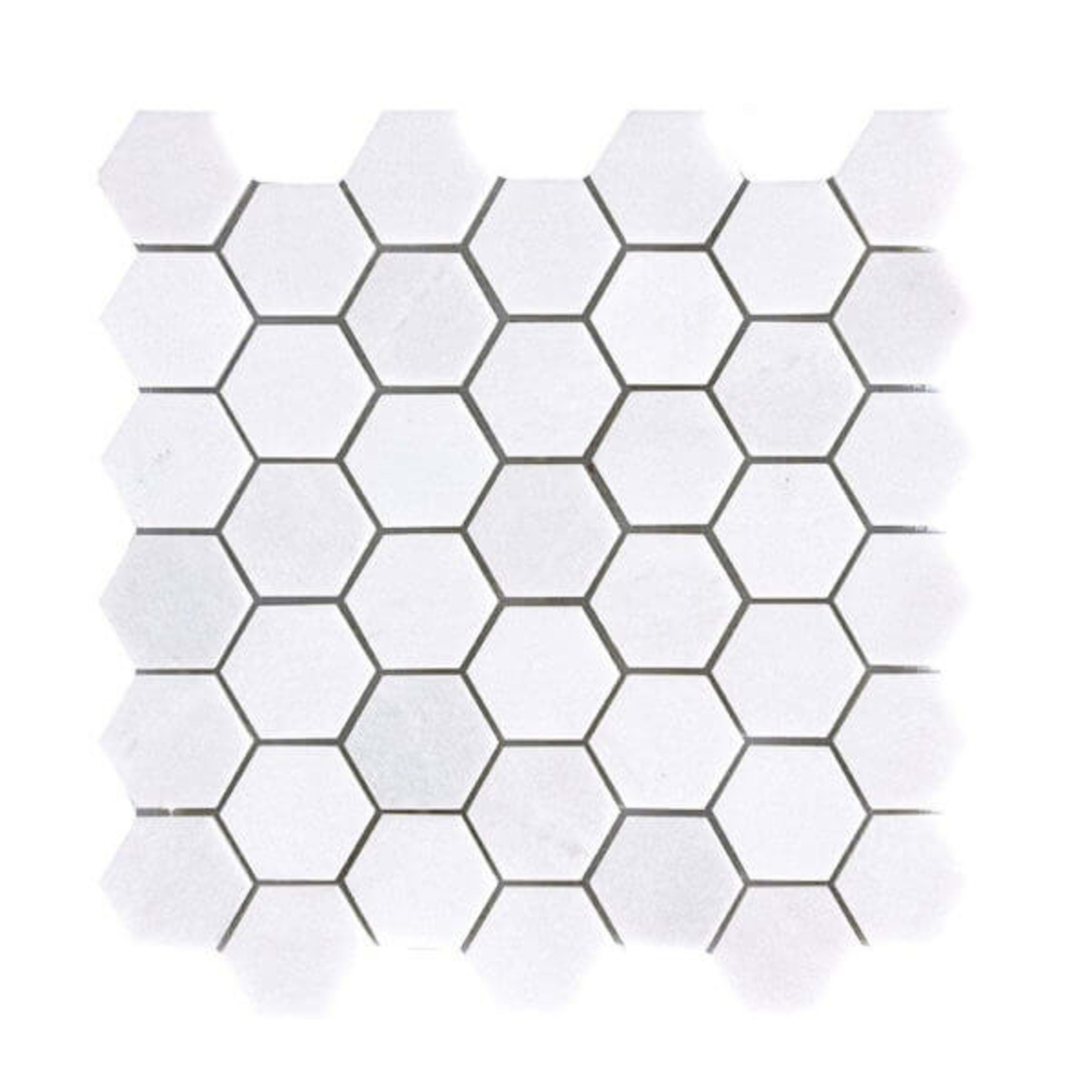 Stone & Marble in Thassos/Natural _ Hexagon Tile