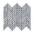 Stone & Marble in Carrara/Natural _ Chevron Tile