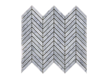 Stone & Marble in Carrara/Natural _ Chevron