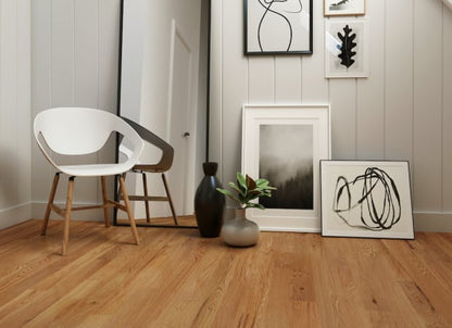 PRO Collection - Brushed Red Oak Engineered 1/2 in Natural 5