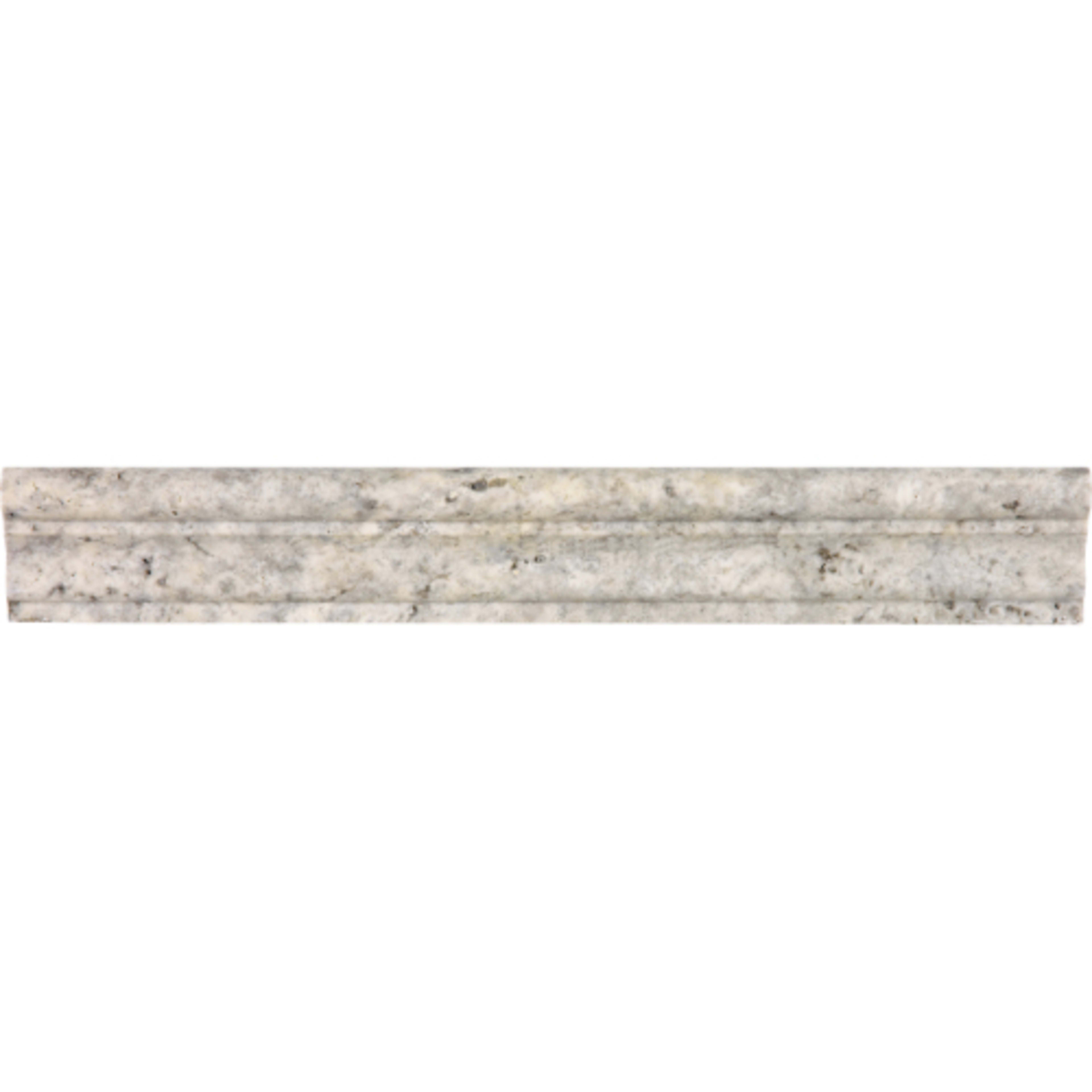 Travertine in Silver Ash Filled & Honed Mcr2x12 Natural Stone