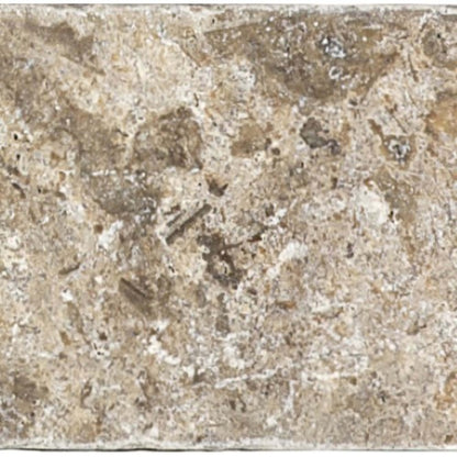 Travertine in Silver Ash Tumbled 3x6 Natural Stone