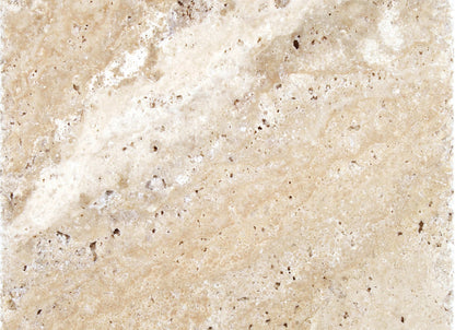 Travertine in Picasso Chiseled Edge 8x8