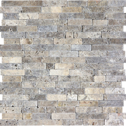 Travertine in Silver Ash Tumbled Rsp5/8 Natural Stone