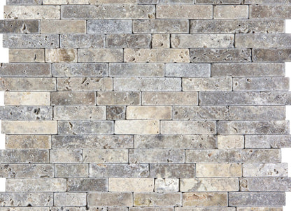 Travertine in Silver Ash Tumbled Rsp5/8