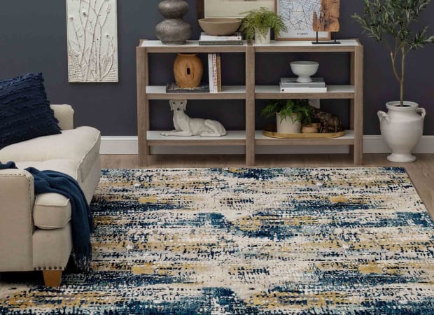 Placid Majolica Blue in Majolica Blue 6'6"x9'6"