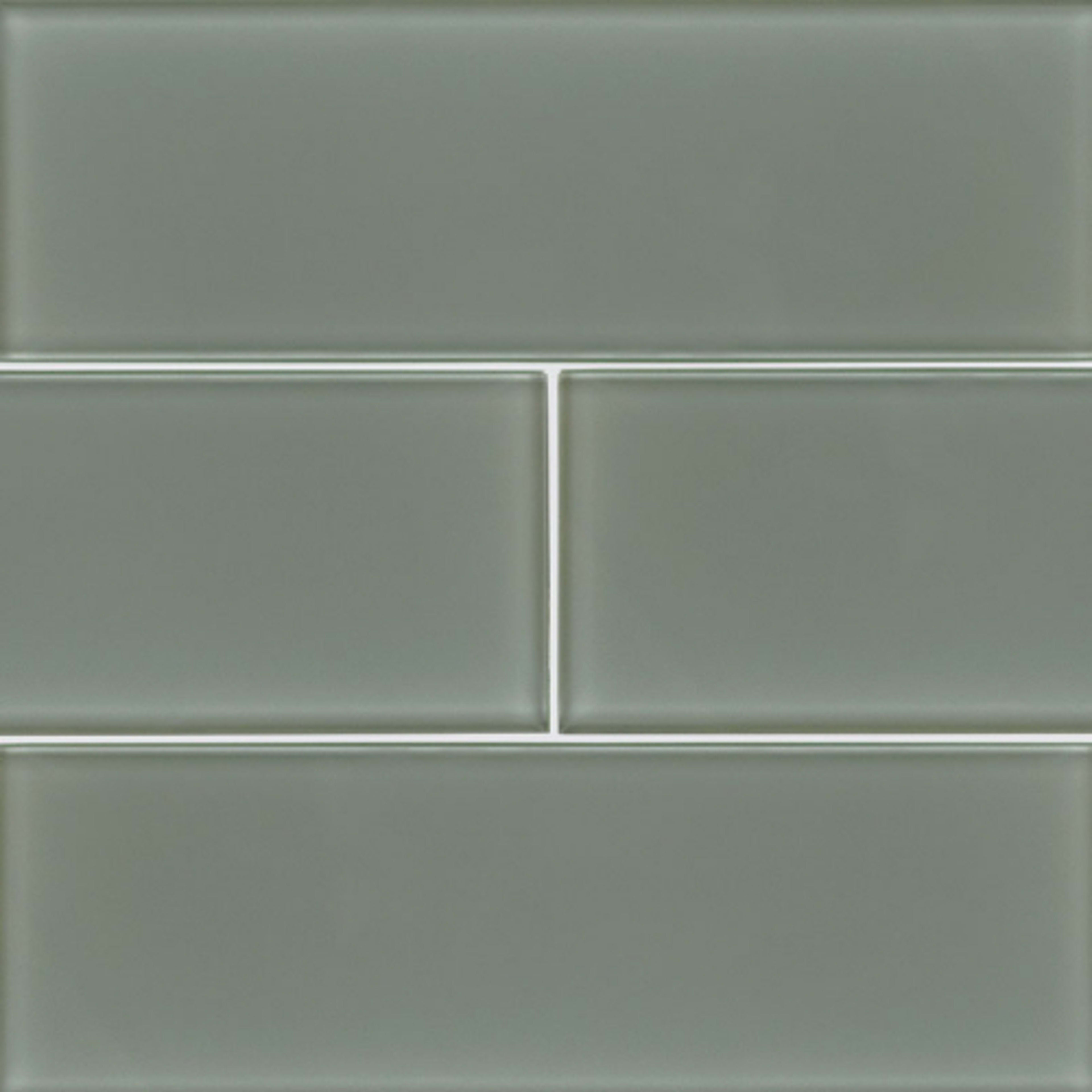 Prudent in Prudent Spring Glass 4x12 Glass Tile