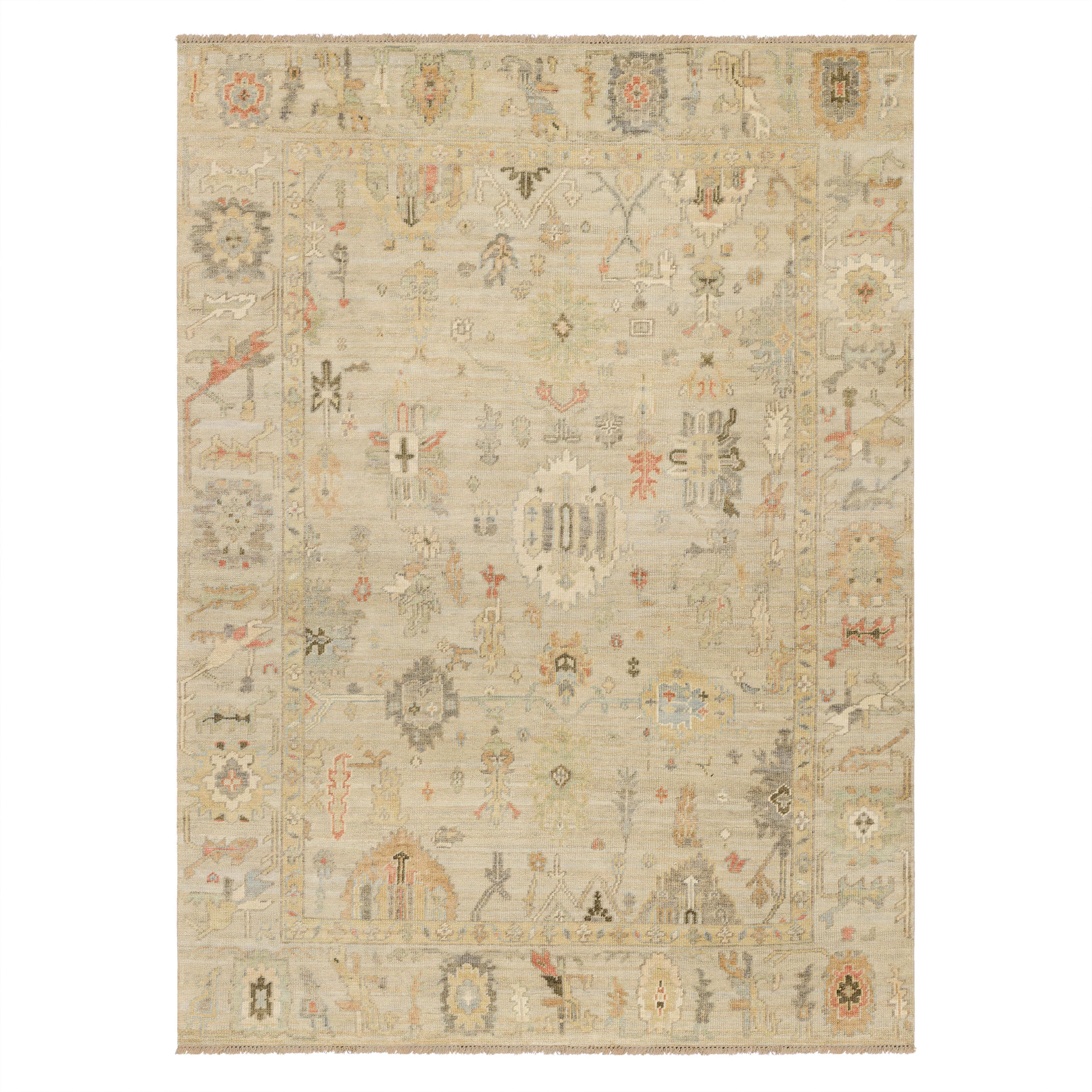 Cabrillo Iberia in Light Silver Area Rugs