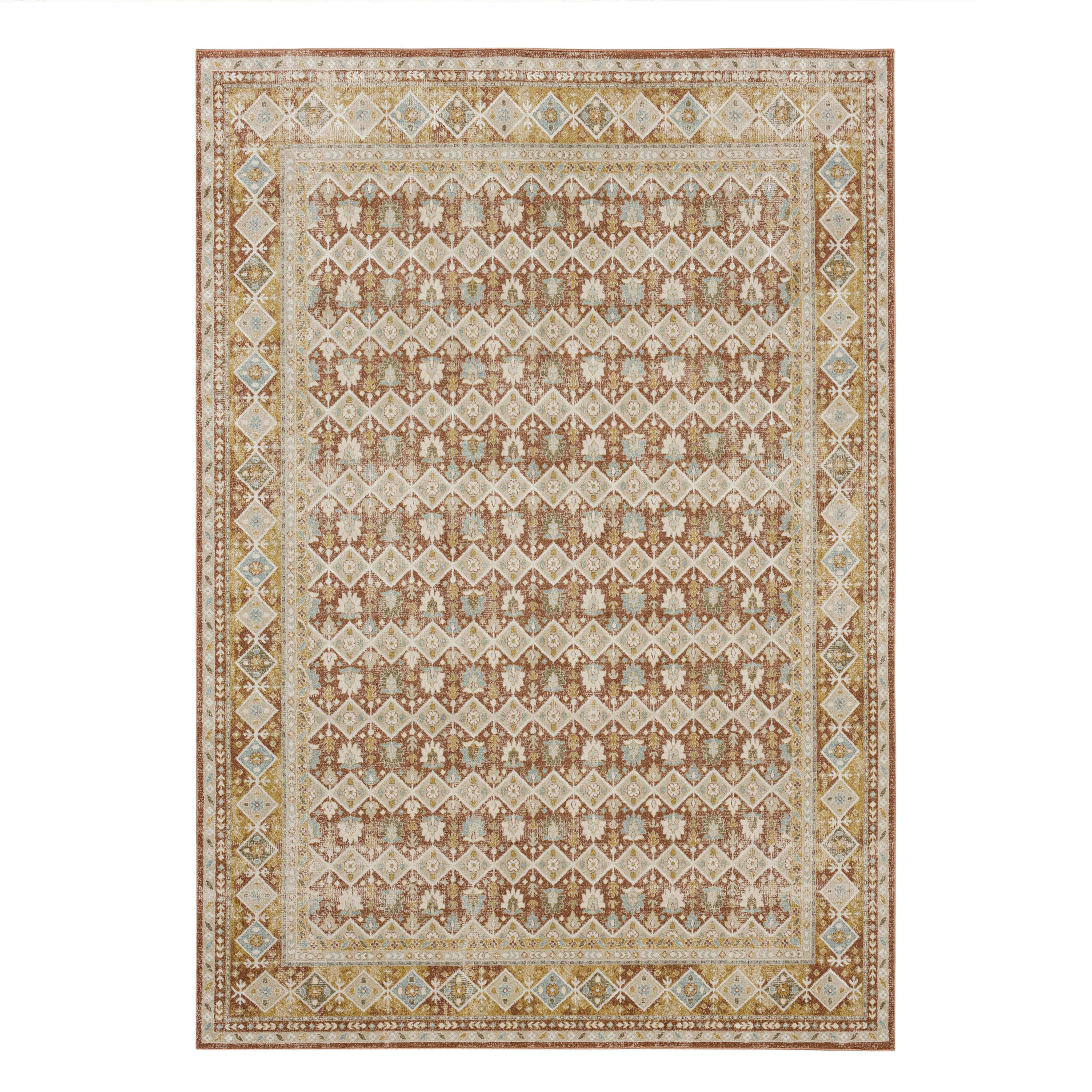 Windermere Staveley in Terracotta Area Rugs