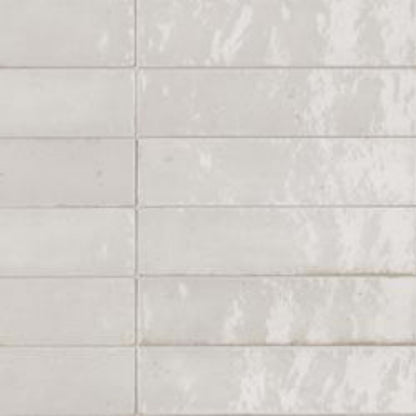 Look in Bianco Glossy-6x24 Tile