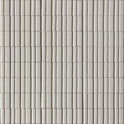 Glacé in Bianco Glossy Struttura Rayé Tile