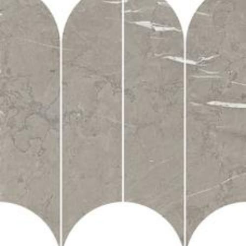 Incanto - 28X31 in Velvet Taupe Mosaico Ventaglio-28x31