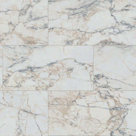RigidCORE Keystone Tile in White Ice Luxury Vinyl