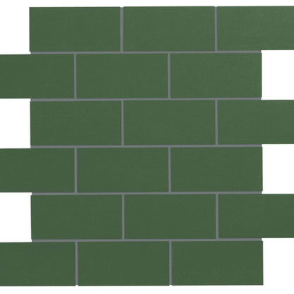 Retroactive 2.0 in Racing Green Mosaic 2"x4" Tile
