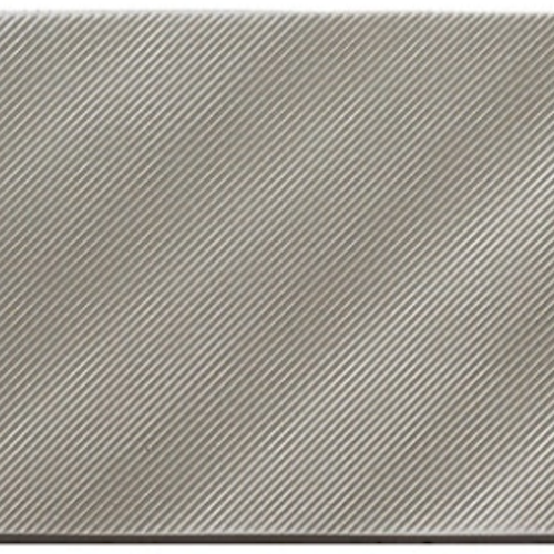 Refined Metals in Stainless - Linear Wave Gloss - 4x8