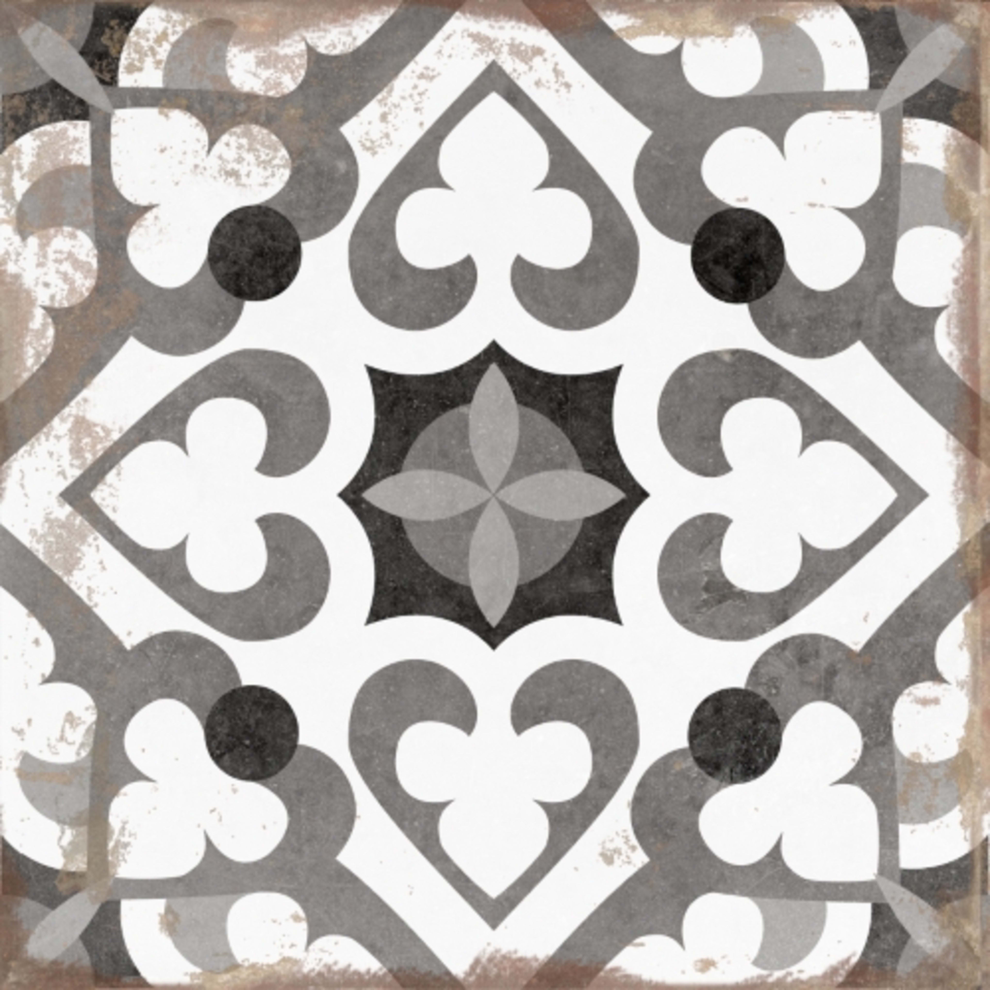 Rhapsody in Spade 13" X 13" Tile