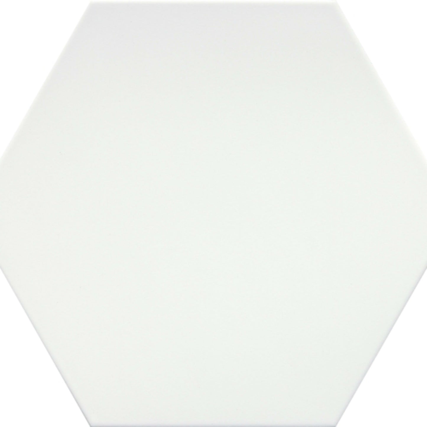 Rhythm in White Hex 11" X 13" Tile