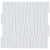 Splash in Fringe White Coral Glass Tile