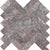 Sereno Burgundy in Herringbone Mosaic Honed Natural Stone