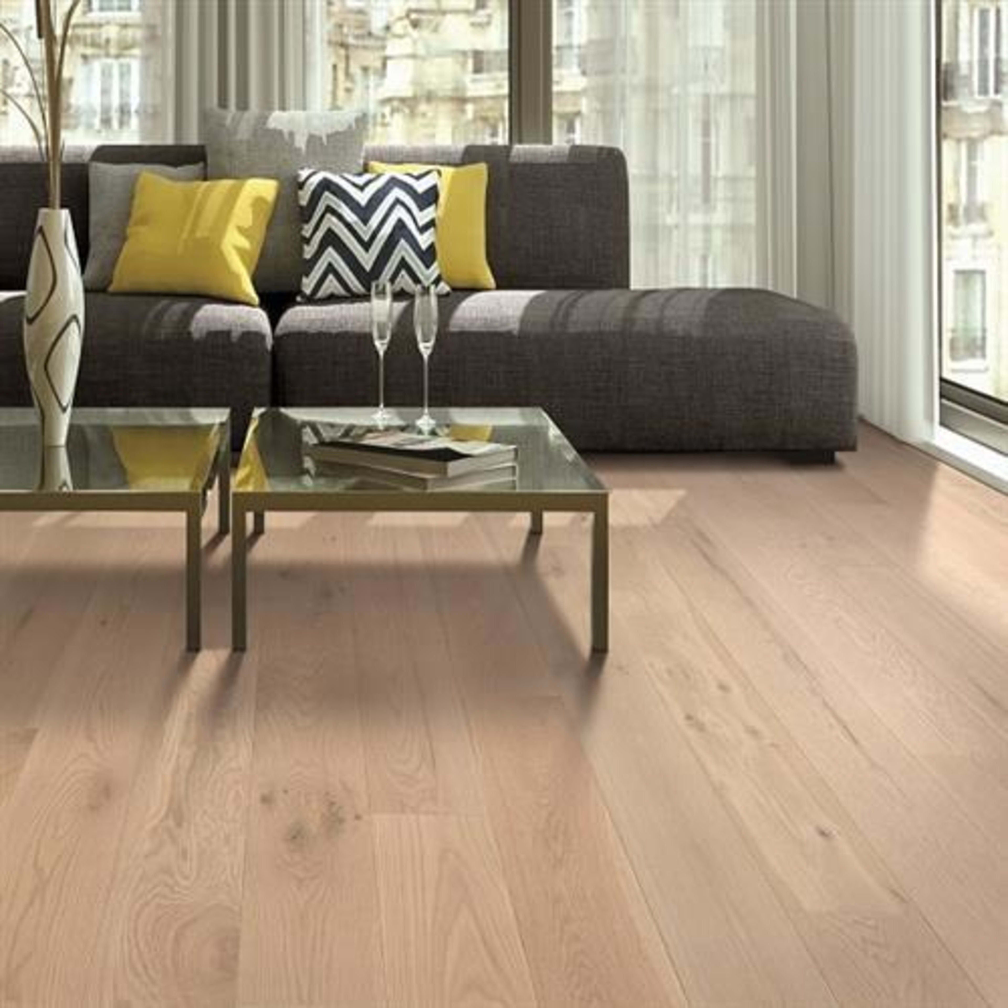 Carson Collection in Latte Hardwood