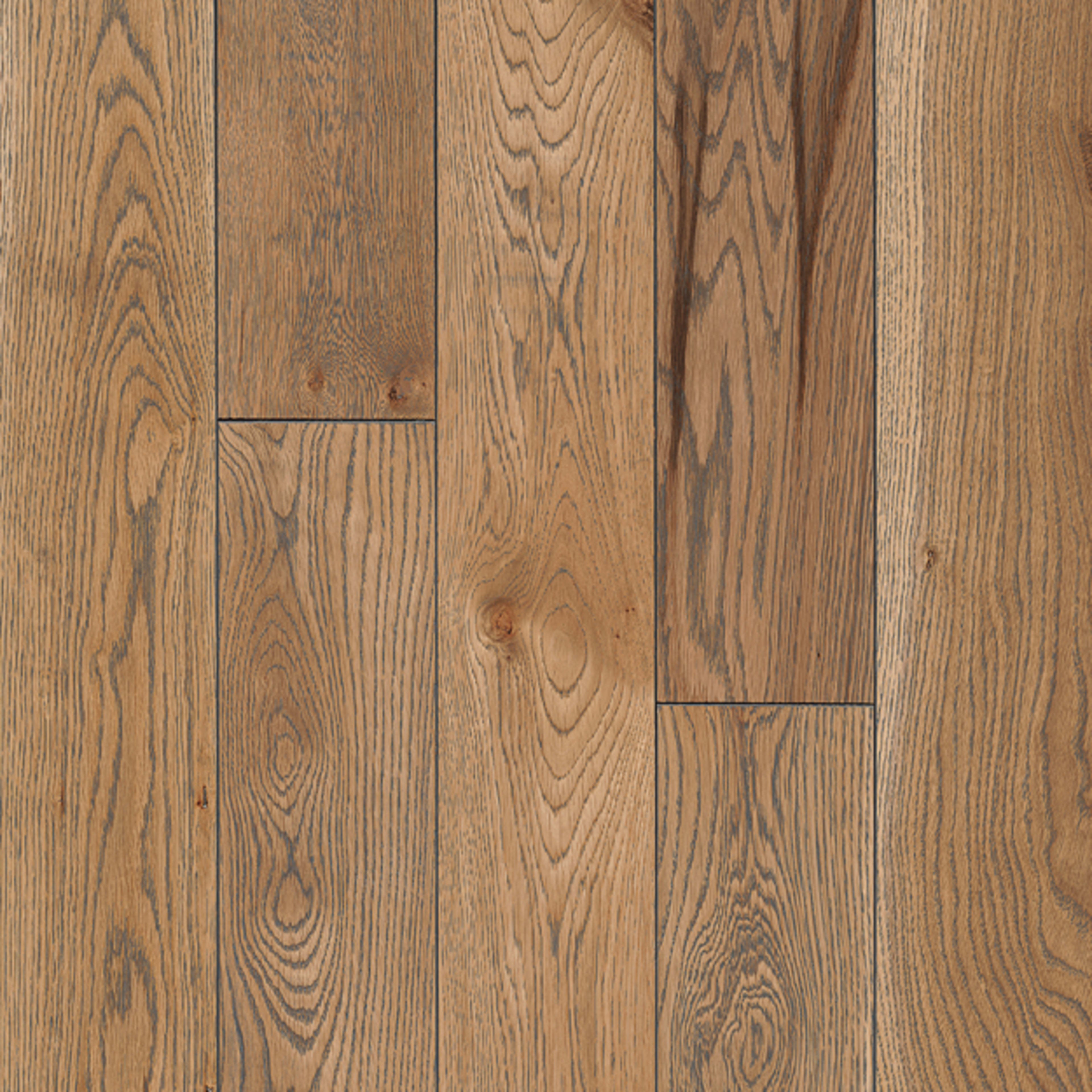 TimberBrushed White Oak Solid in Hay Ground Hardwood
