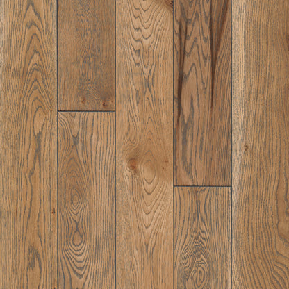 TimberBrushed White Oak Solid in Hay Ground Hardwood