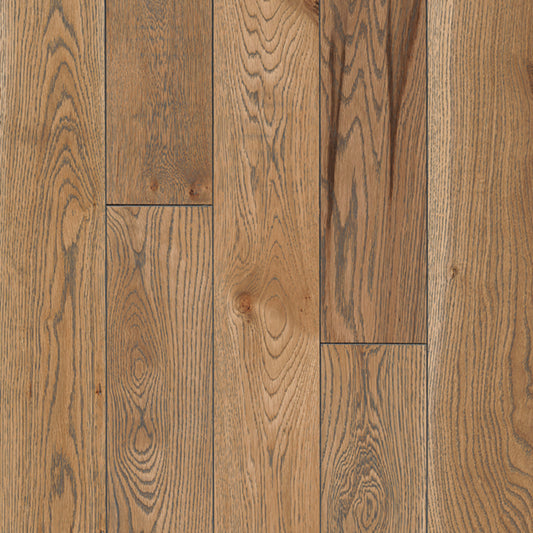 TimberBrushed White Oak Solid in Hay Ground Hardwood