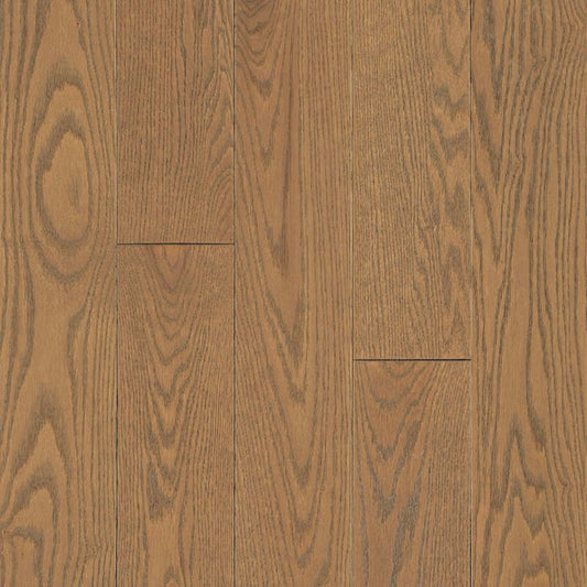 Timberbrushed Red Oak Solid in Elk Garden 5" Hardwood